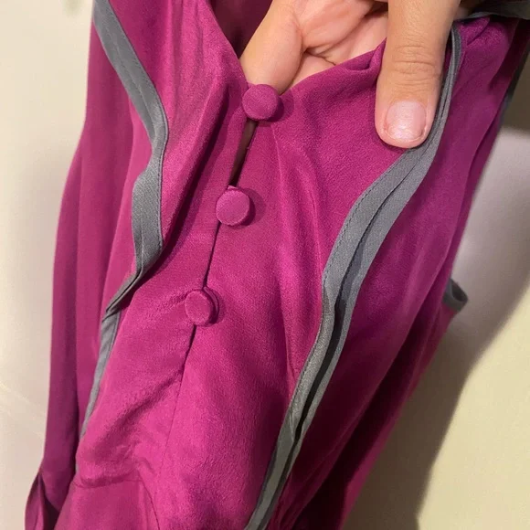 Anthropologie • Girls from Savoy • Silk Dress • 8 - Picture 4 of 10